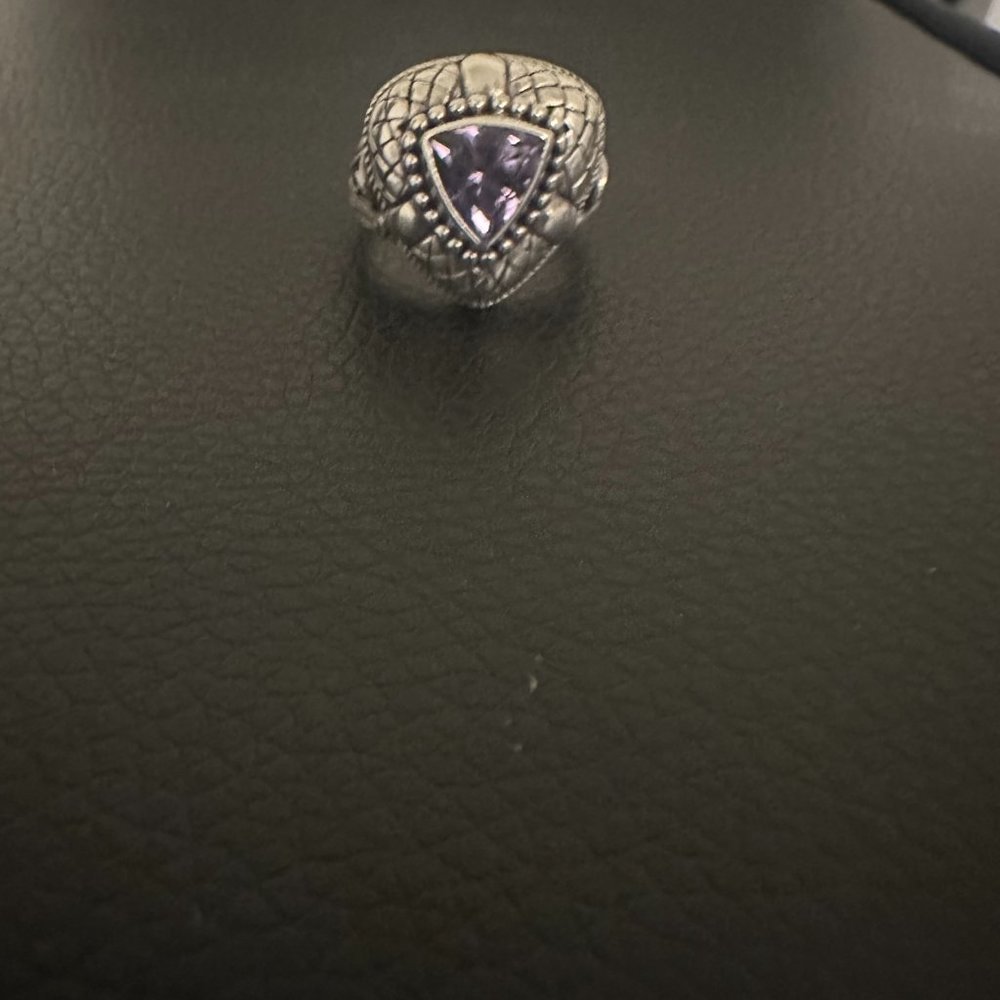 Amethyst Sterling Silver Ring